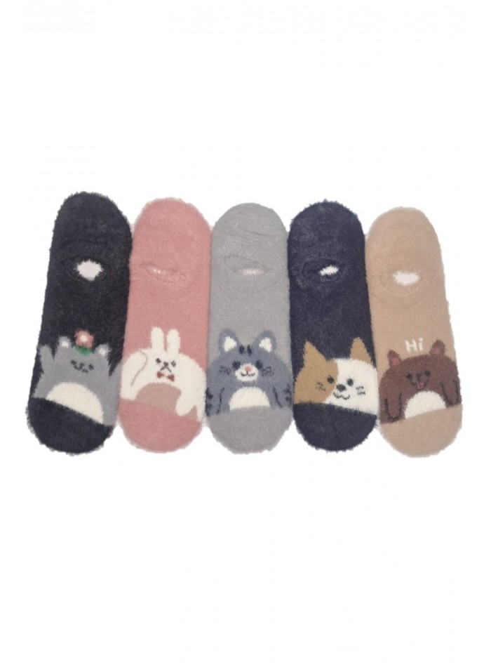 Set de 5 talpici de dama, cu imprimeu